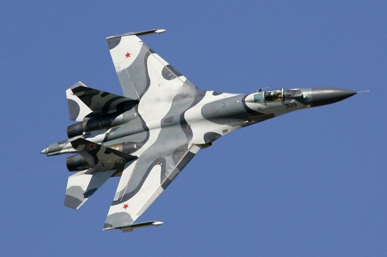 Katastrofa rosyjskiego myśliwca Su-27