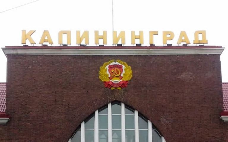 Dworzec kolejowy w Kaliningradzie. Fot. Twitter