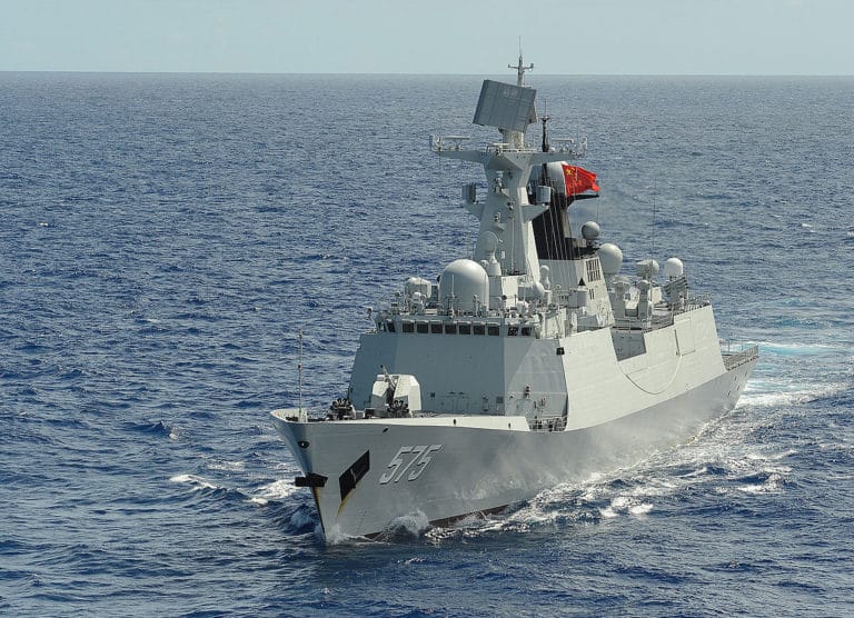 Chińska fregata Yueyang. Fot. Internet