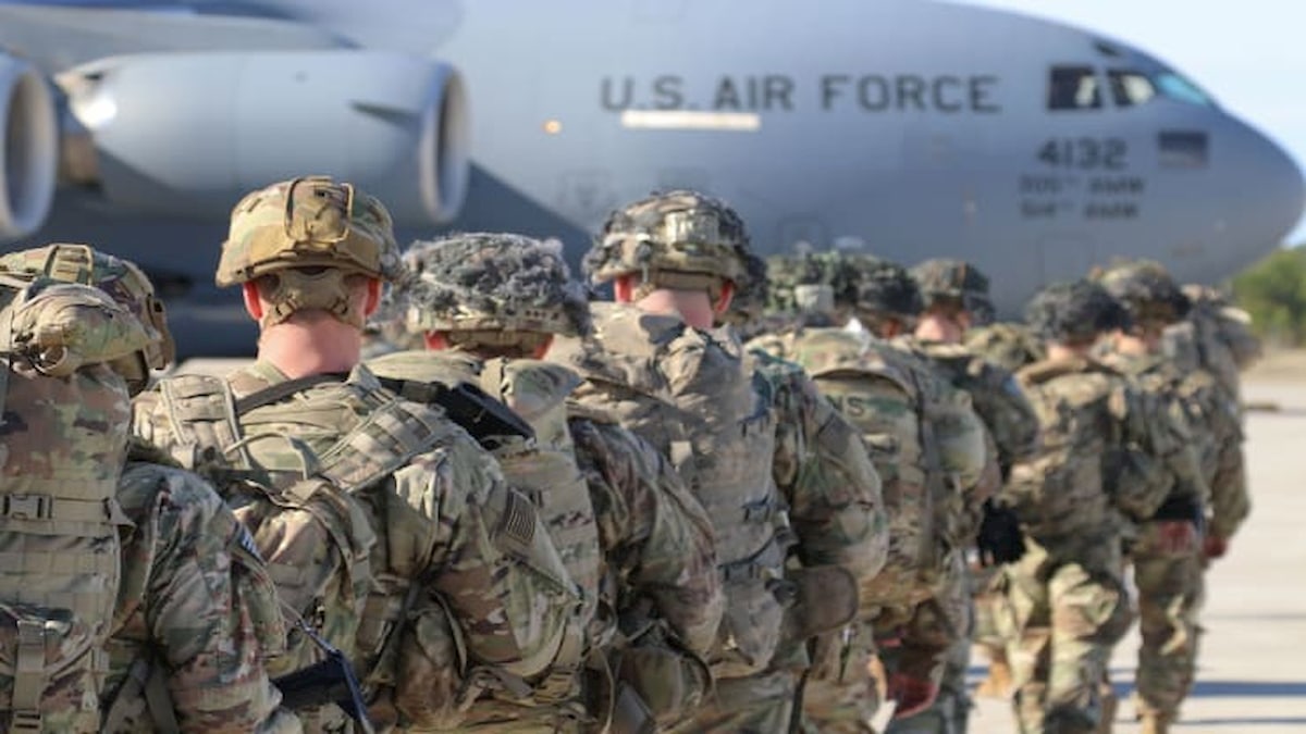 Amerykańscy spadochroniarze w bazie w Północnej Karolinie, styczeń 2020 r. Fot. Internet.