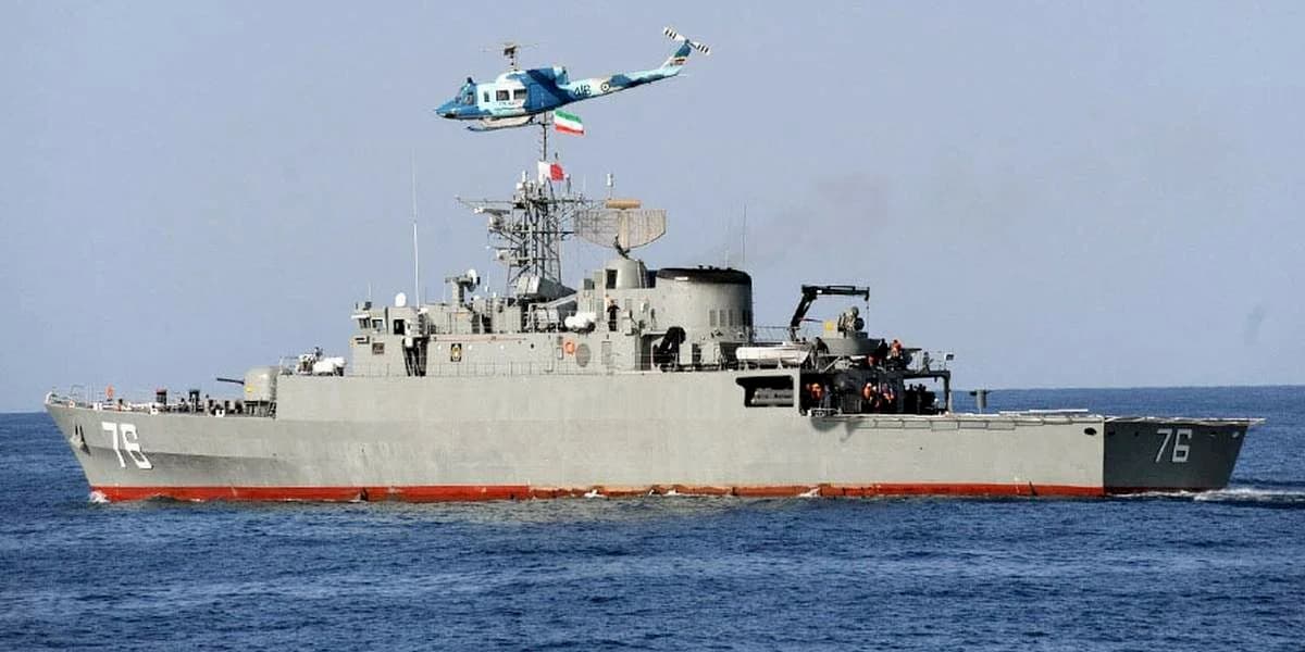 Irańska fregata. Fot. Internet