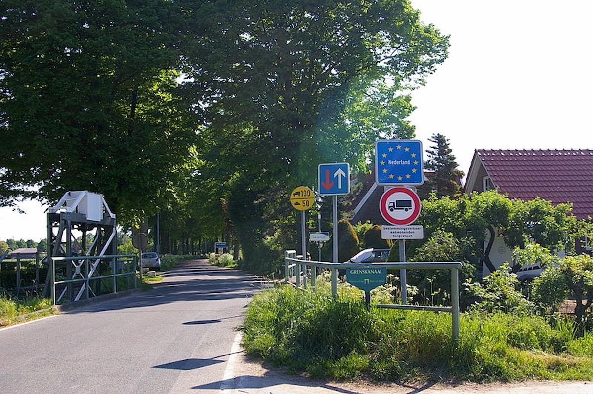 Granica holendersko-niemiecka. Fot. Internet