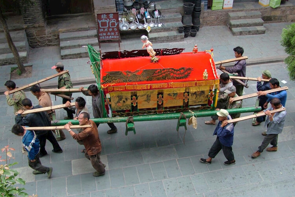 Chiński pogrzeb. Fot. domena publiczna