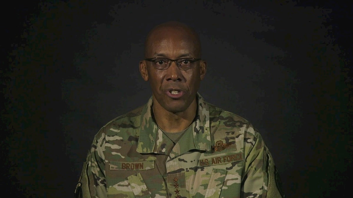 Generał Charles „CQ” Brown. Fot. YouTube
