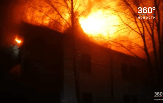 Obłok skażeń nad Moskwą po pożarze w laboratorium! Zobaczcie dramatyczne nagranie