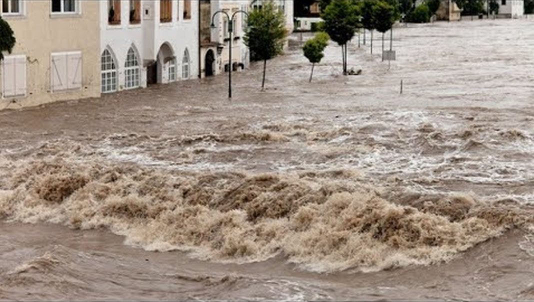 Powódź w Niemczech. Fot. YouTube