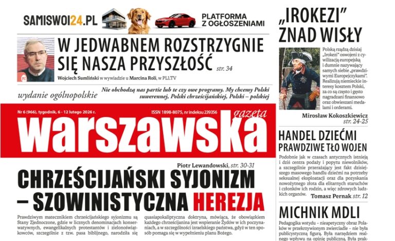 Chrześcijański syjonizm – szowinistyczna herezja
